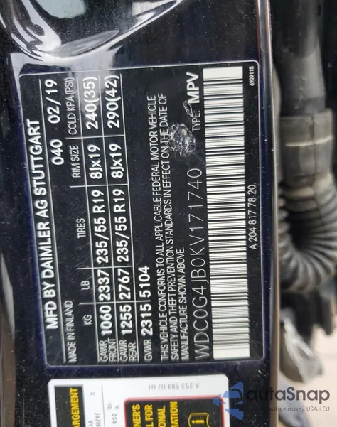 WDC0G4JB0KV171740